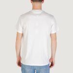 T-shirt Tommy Hilfiger Jeans TJM SLIM LINEAR CHES Panna - Foto 4