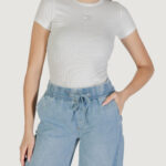 T-shirt Tommy Hilfiger Jeans TJW BADGE RIB Panna - Foto 1