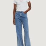 T-shirt Tommy Hilfiger Jeans TJW SLIM SH HEART TE Panna - Foto 2