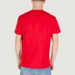 T-shirt Tommy Hilfiger Jeans TJM REG RWB DNA TEE Rosso - Foto 4
