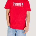 T-shirt Tommy Hilfiger Jeans TJM REG TOMMY DNA FL Rosso - Foto 1