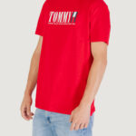 T-shirt Tommy Hilfiger Jeans TJM REG TOMMY DNA FL Rosso - Foto 3