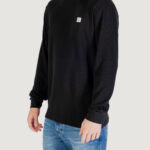 T-shirt manica lunga Calvin Klein Jeans LS WAFFLE BADGE CREW Nero - Foto 2