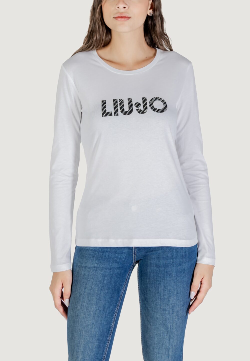 T-shirt manica lunga Liu-Jo ECS T-SHIRT MODA M/L Bianco - Foto 1