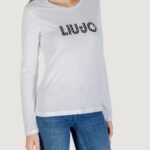T-shirt manica lunga Liu-Jo ECS T-SHIRT MODA M/L Bianco - Foto 2