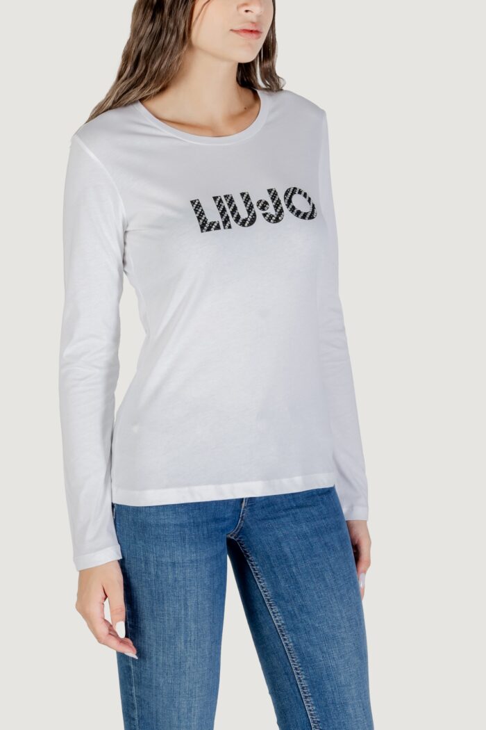 T-shirt manica lunga Liu-jo ECS T-SHIRT MODA M/L Bianco