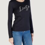 T-shirt manica lunga Liu-Jo ECS T-SHIRT MODA M/L Nero - Foto 2