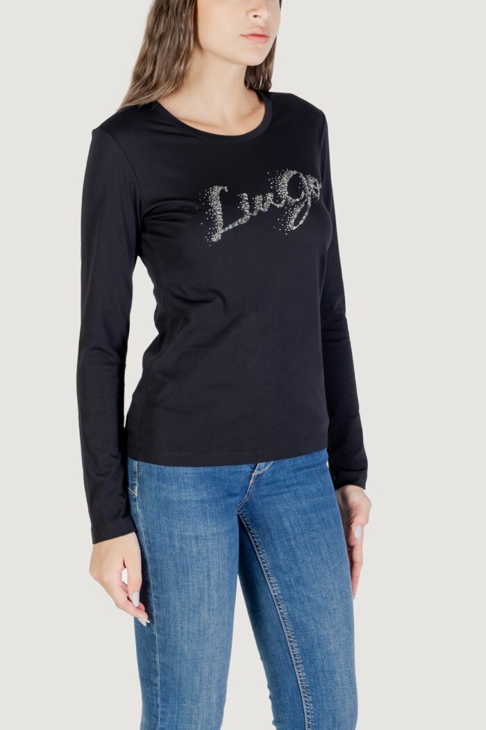 T-shirt manica lunga Liu-jo ECS T-SHIRT MODA M/L Nero