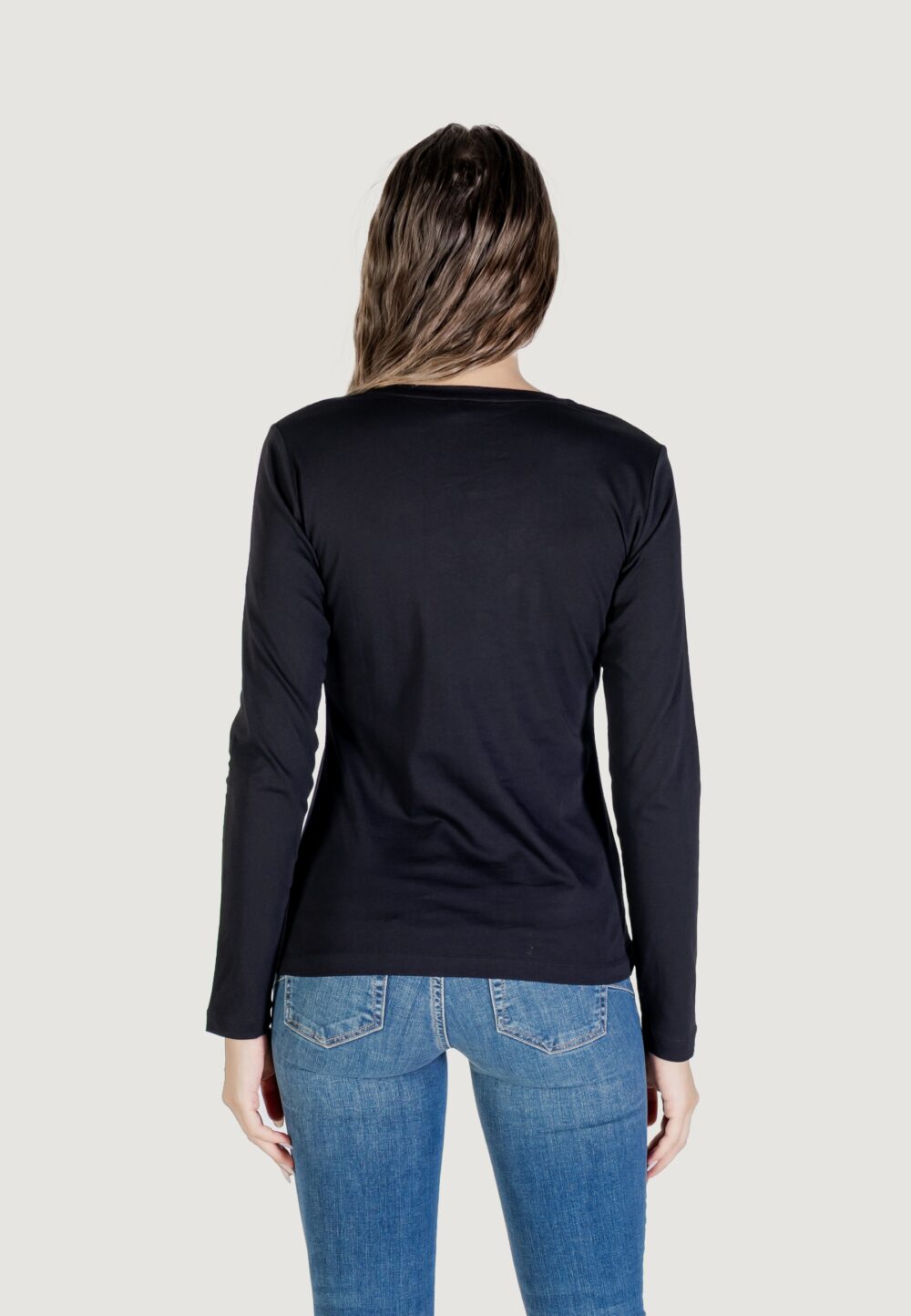 T-shirt manica lunga Liu-Jo ECS T-SHIRT MODA M/L Nero - Foto 4