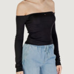 T-shirt manica lunga Tommy Hilfiger Jeans TJW SLIM ESSENTIAL B Nero - Foto 3