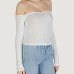 T-shirt manica lunga Tommy Hilfiger Jeans TJW SLIM ESSENTIAL B Panna - Foto 3