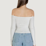 T-shirt manica lunga Tommy Hilfiger Jeans TJW SLIM ESSENTIAL B Panna - Foto 4