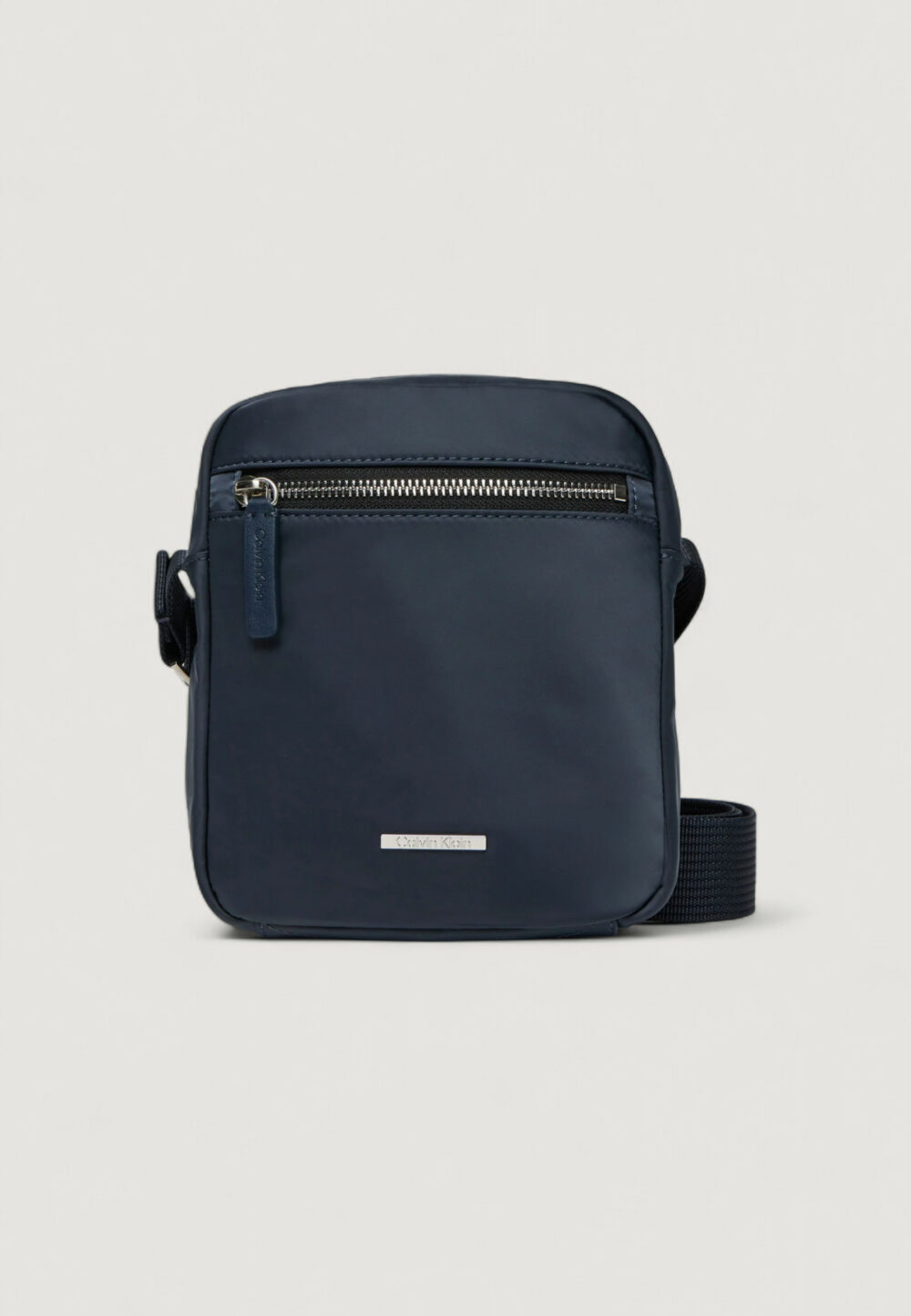 Tracolla Calvin Klein SLEEK NYLON REPORTER Blu - Foto 1