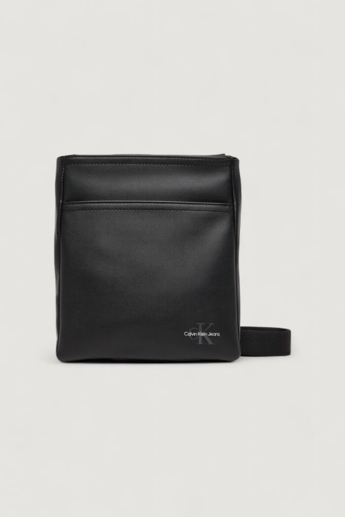 Tracolla Calvin Klein MONO LOGO FLAT PACK 18 Nero – LV04G3107G