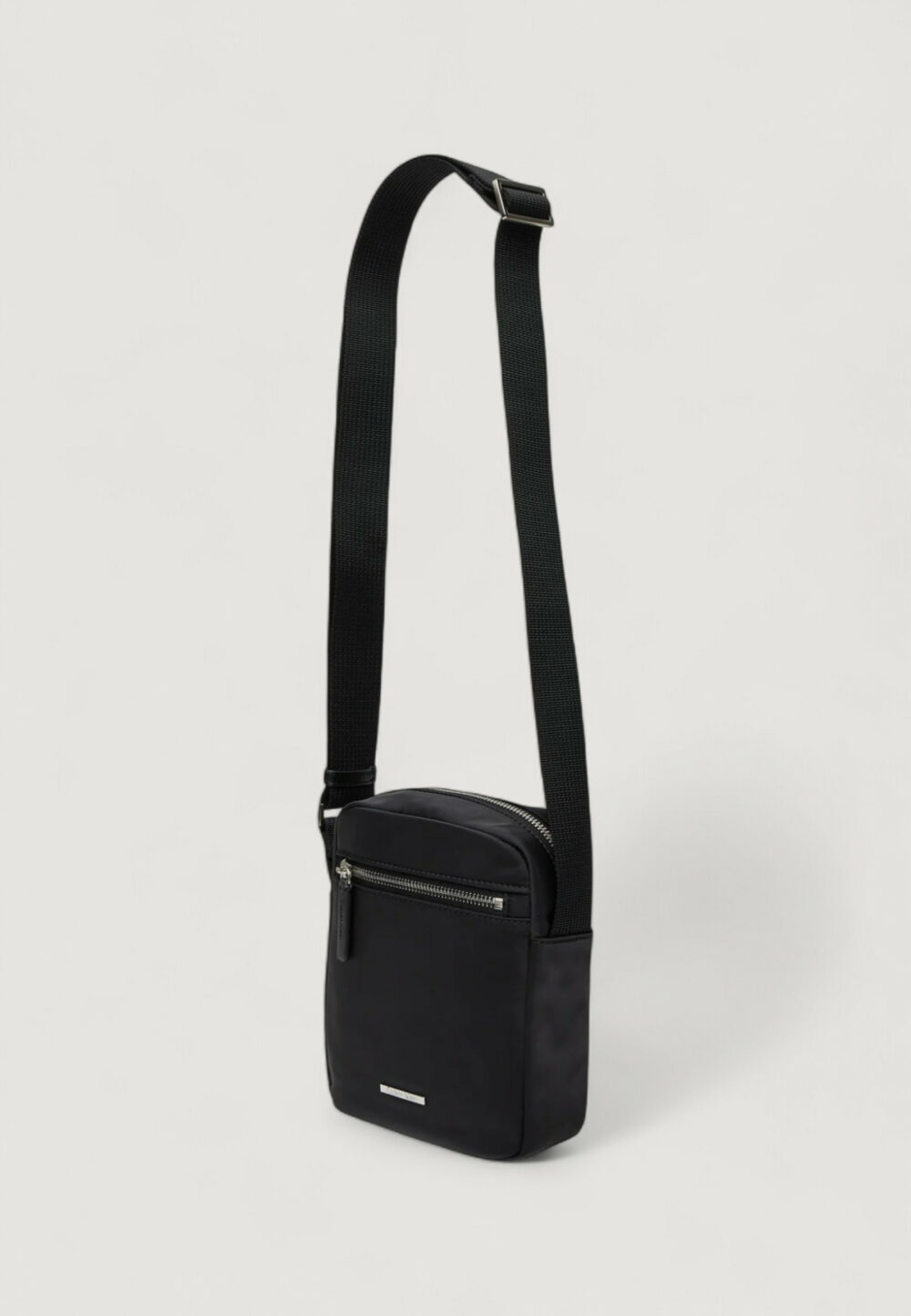 Tracolla Calvin Klein SLEEK NYLON REPORTER Nero - Foto 3