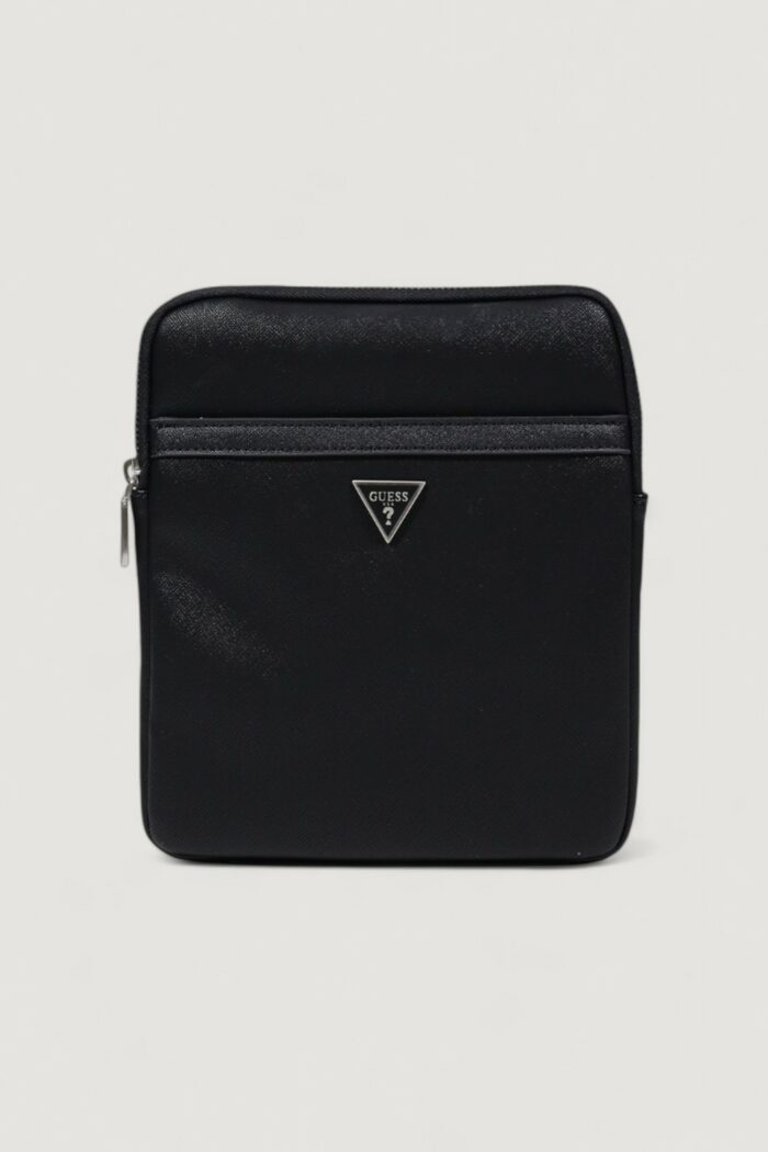Tracolla Guess MILANO CROSSBODY FLAT Nero – HMECSA P3123