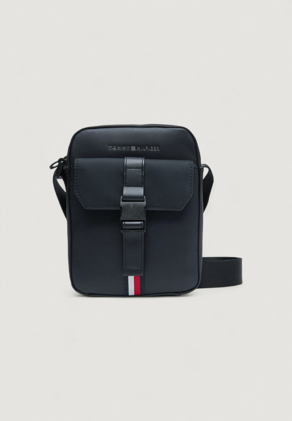Tracolla Tommy Hilfiger TH FOUNDATION MINI REPORTER Blu - Foto 1