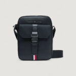 Tracolla Tommy Hilfiger TH FOUNDATION MINI REPORTER Blu - Foto 1