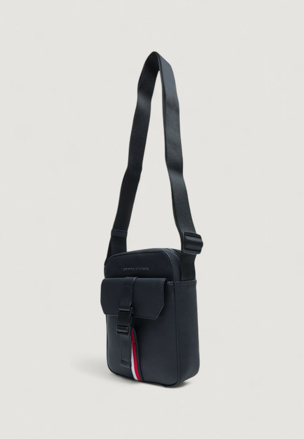 Tracolla Tommy Hilfiger TH FOUNDATION MINI REPORTER Blu - Foto 3