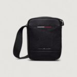 Tracolla Tommy Hilfiger TH CENTRAL MINI REPORTER Nero - Foto 1