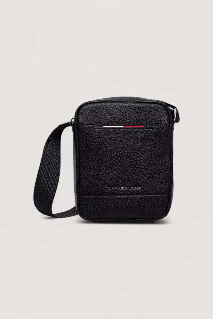 Tracolla Tommy Hilfiger TH CENTRAL MINI REPORTER Nero – AM0AM13486