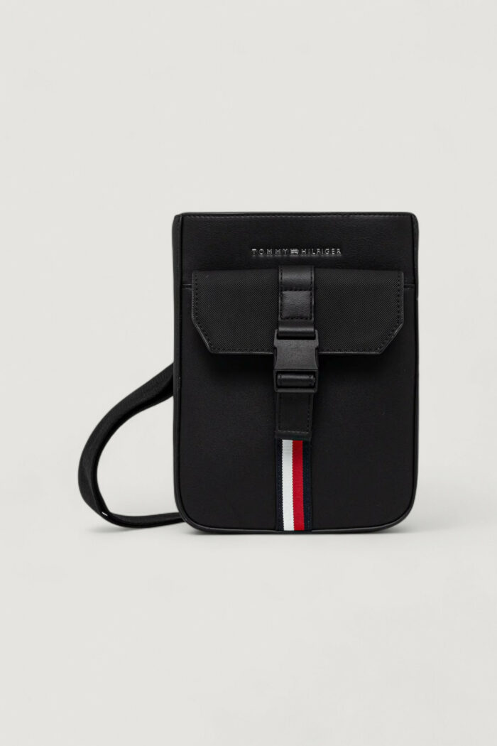 Tracolla Tommy Hilfiger TH FOUNDATION MINI CROSSOVER Nero – AM0AM13480