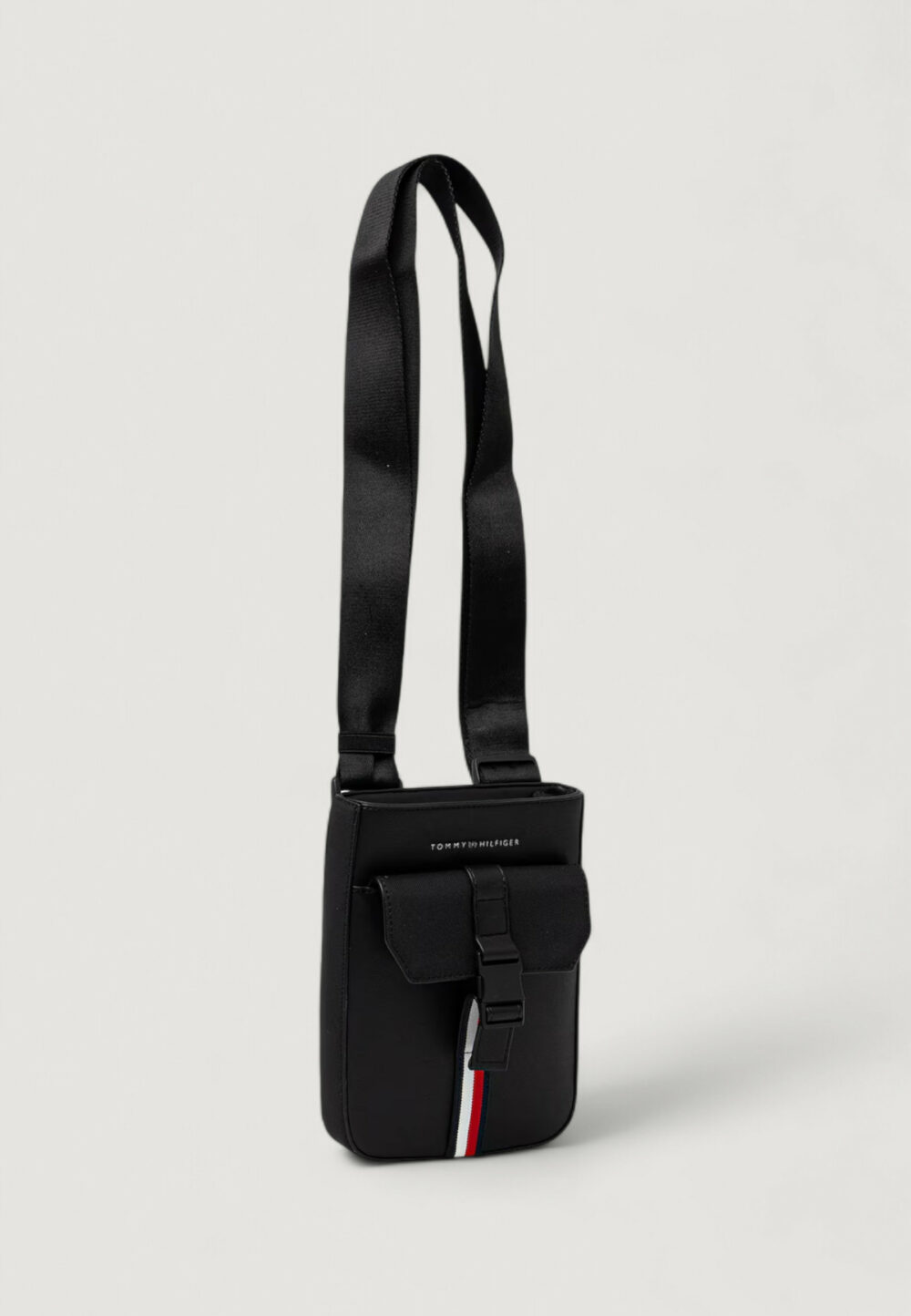 Tracolla Tommy Hilfiger TH FOUNDATION MINI CROSSOVER Nero - Foto 2