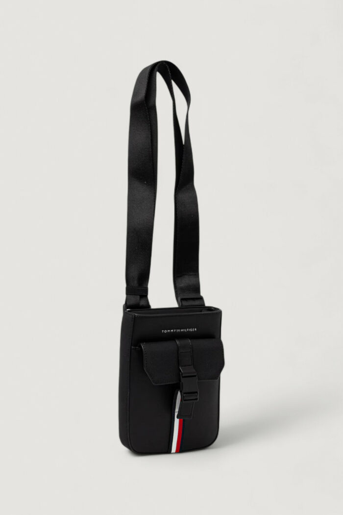 Tracolla Tommy Hilfiger TH FOUNDATION MINI CROSSOVER Nero – AM0AM13480