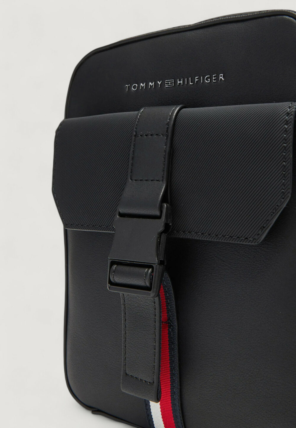 Tracolla Tommy Hilfiger TH FOUNDATION MINI REPORTER Nero - Foto 2