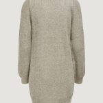 Vestito midi Jacqueline de Yong JDYWHITNEY MEGAN L/S BOAT DRESS KNT NOOS Beige - Foto 2