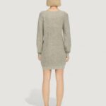 Vestito midi Jacqueline de Yong JDYWHITNEY MEGAN L/S BOAT DRESS KNT NOOS Beige - Foto 4