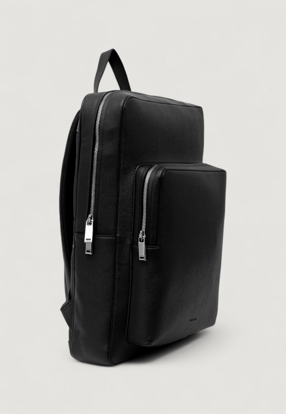 Zaino Calvin Klein MICRO PEBBLE SLIM SQ BP 42 Nero - Foto 2