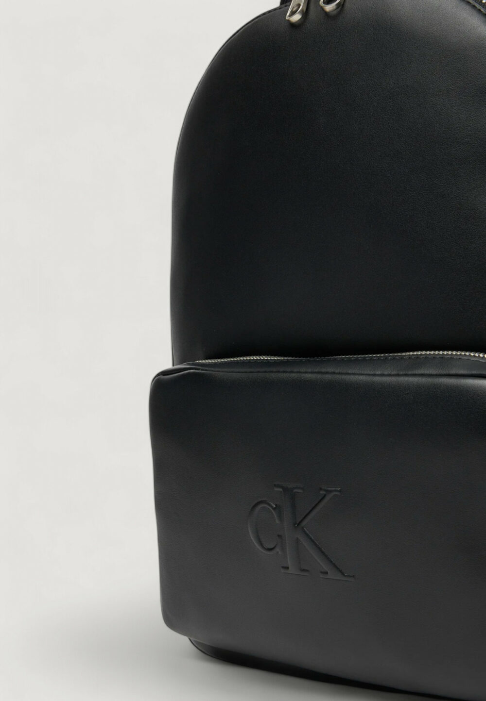 Zaino Calvin Klein SCLPTD IMPRSSSN SLM Nero - Foto 2