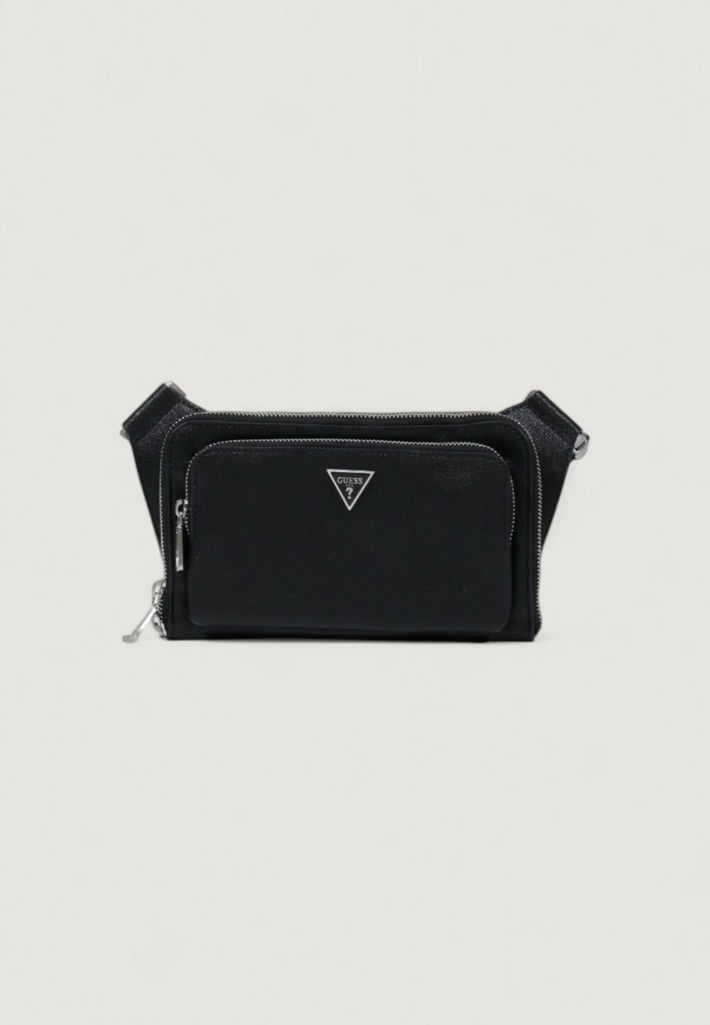 Zaino Guess MILANO FLAT BUMBAG W FRT PKT Nero - Foto 2