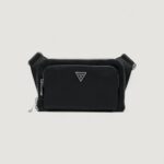 Zaino Guess MILANO FLAT BUMBAG W FRT PKT Nero - Foto 2