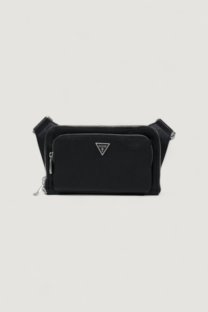 Zaino Guess MILANO FLAT BUMBAG W FRT PKT Nero – HMMISA P5214