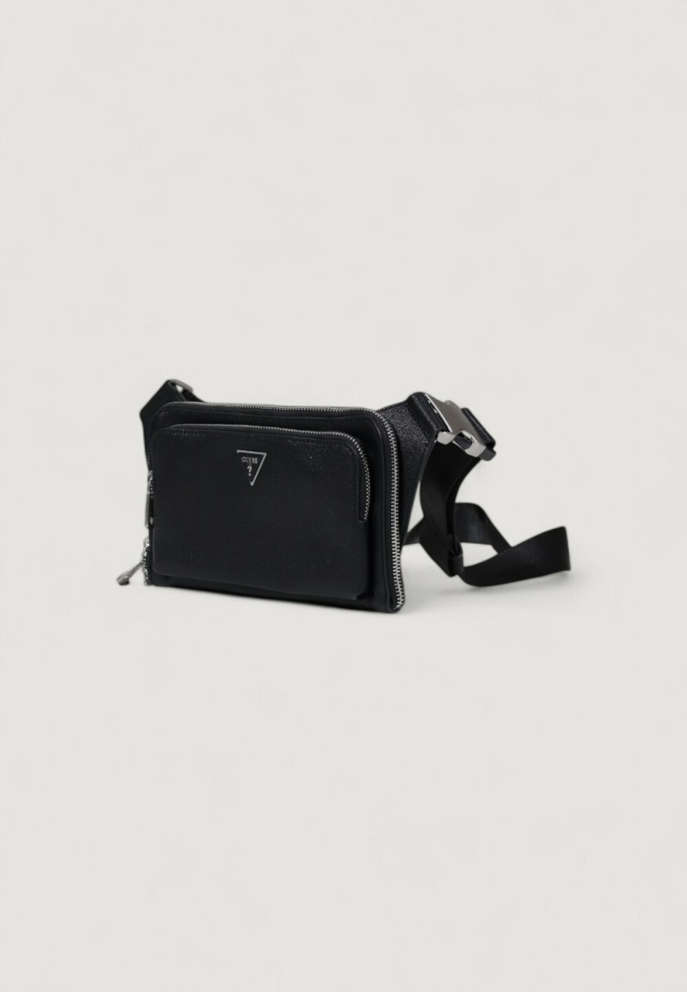 Zaino Guess MILANO FLAT BUMBAG W FRT PKT Nero - Foto 4