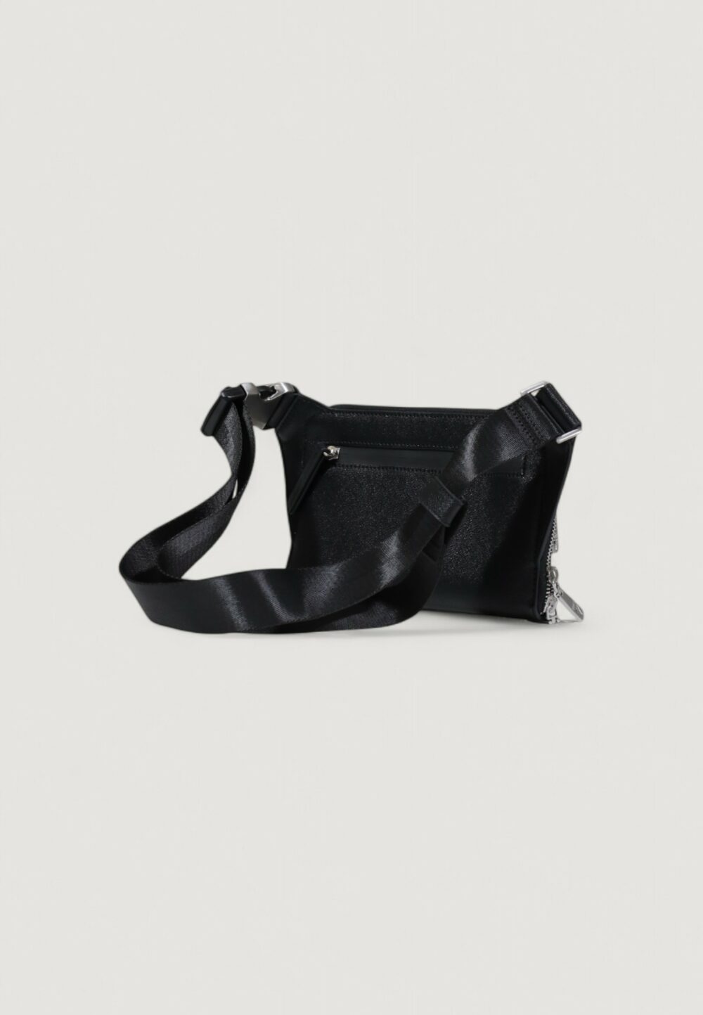 Zaino Guess MILANO FLAT BUMBAG W FRT PKT Nero - Foto 3