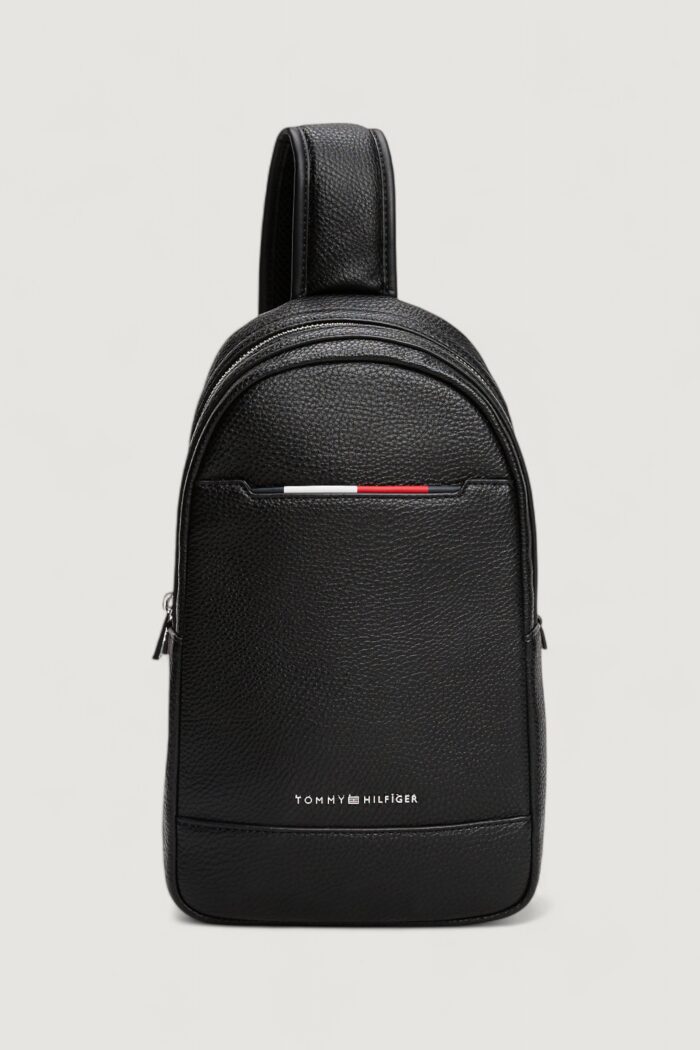 Zaino Tommy Hilfiger TH CENTRAL SLING BAG Nero – AM0AM13575