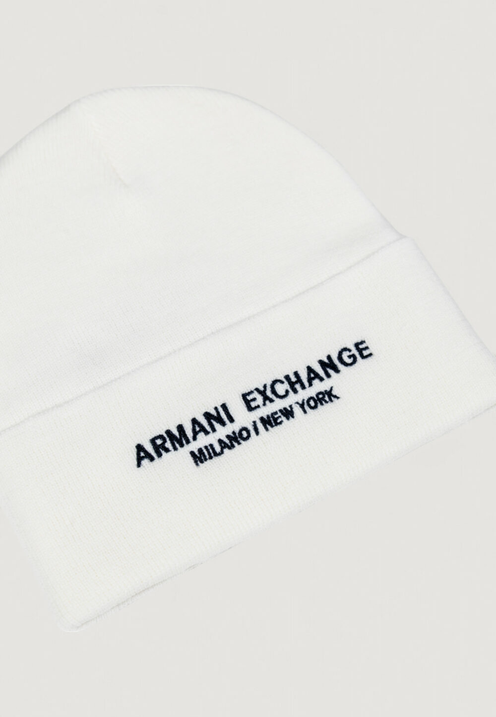 Berretto Armani Exchange BEANIE HAT Bianco - Foto 2