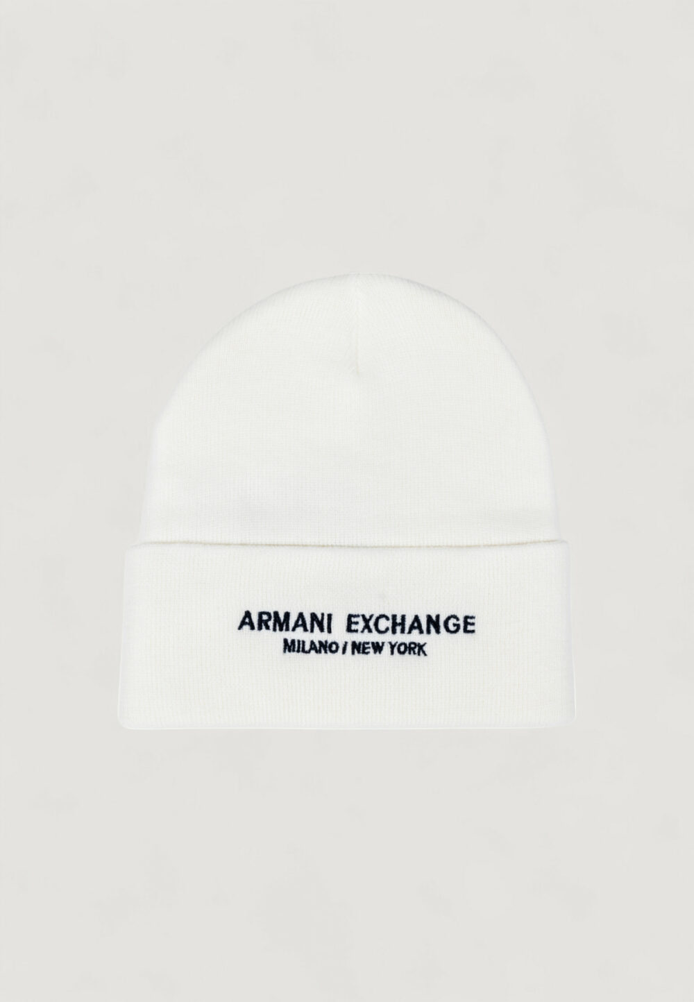 Berretto Armani Exchange BEANIE HAT Bianco - Foto 1