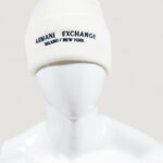 Berretto Armani Exchange BEANIE HAT Bianco - Foto 4