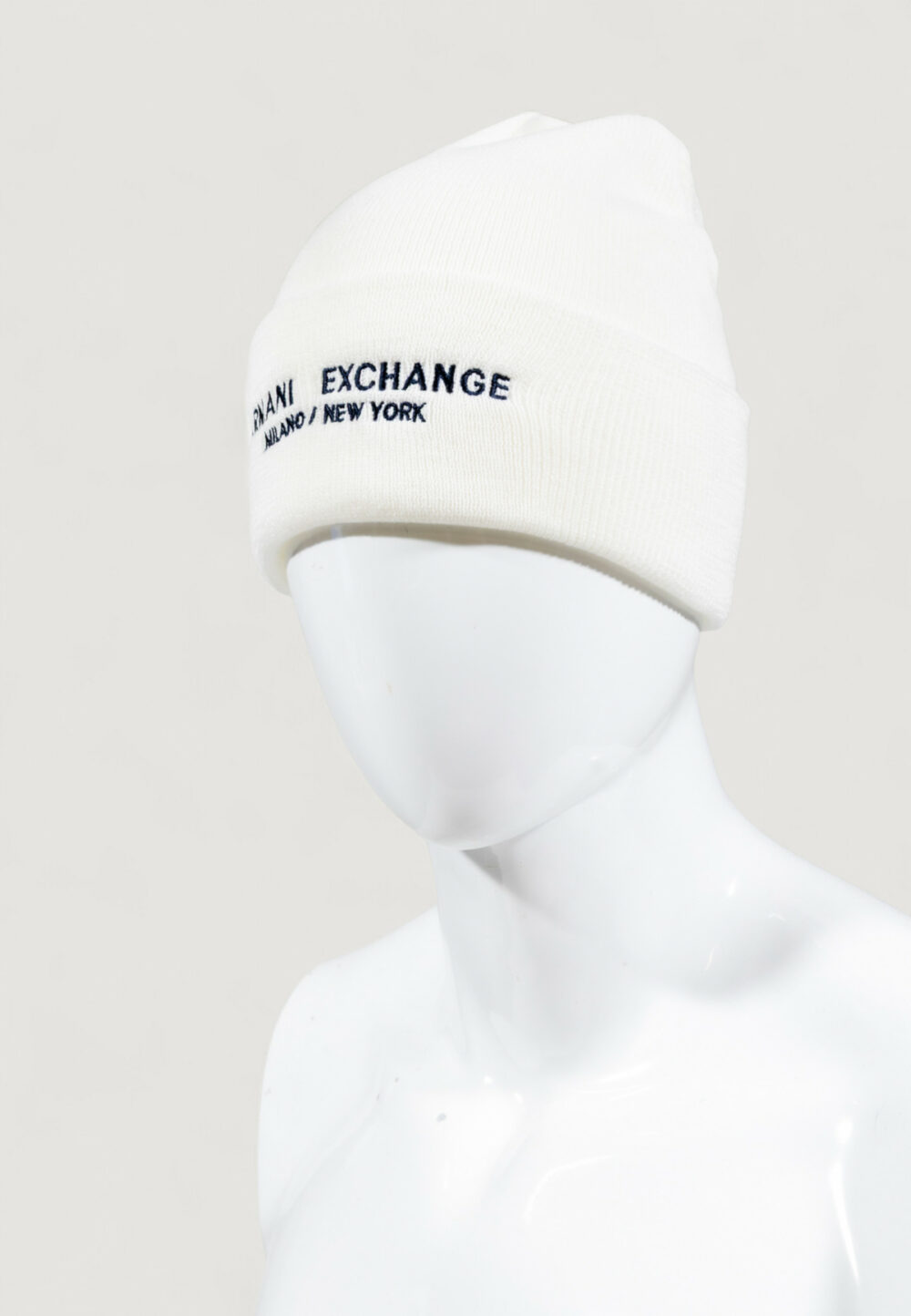 Berretto Armani Exchange BEANIE HAT Bianco - Foto 5