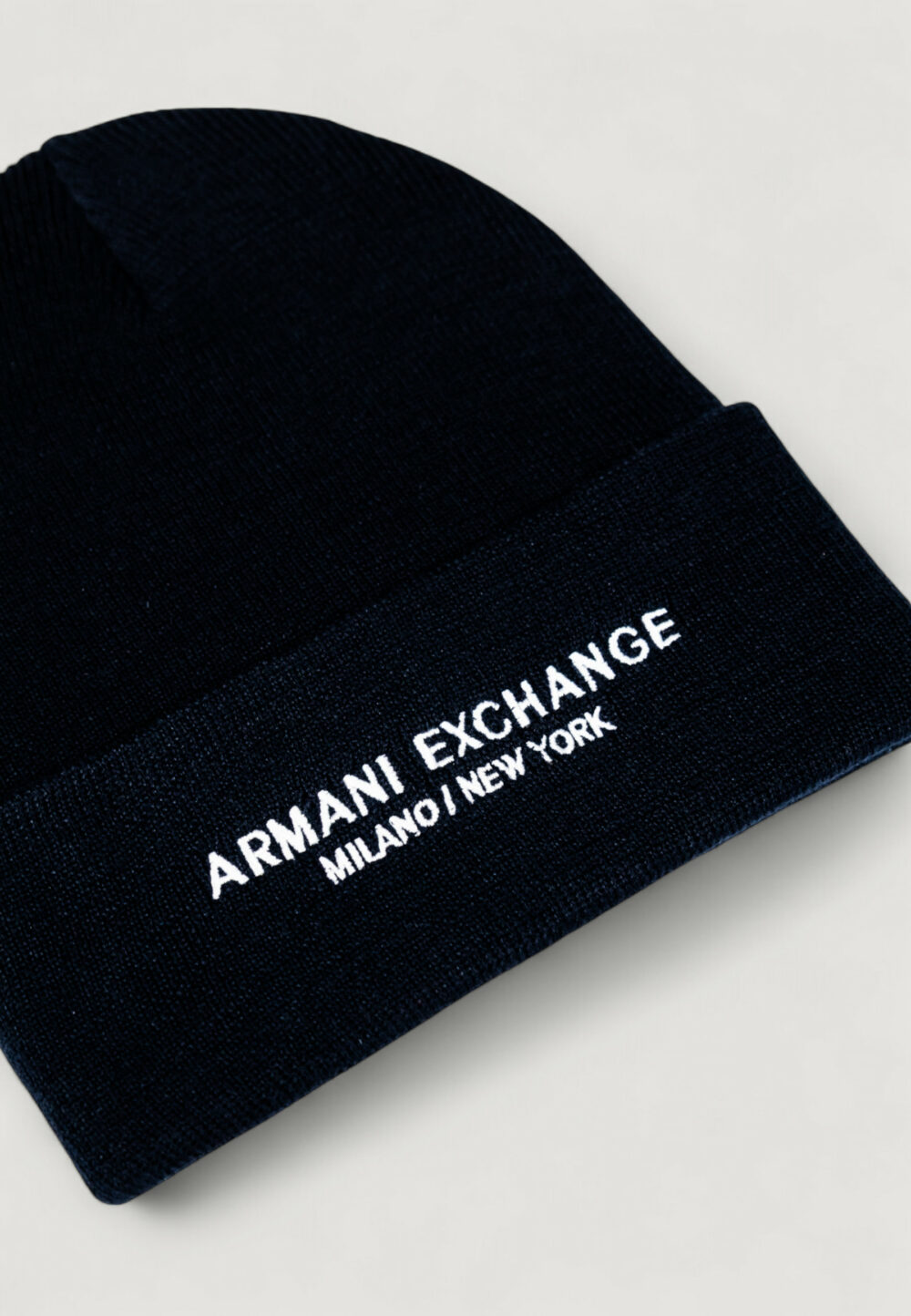 Berretto Armani Exchange BEANIE HAT Blue scuro - Foto 2