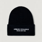 Berretto Armani Exchange BEANIE HAT Blue scuro - Foto 1