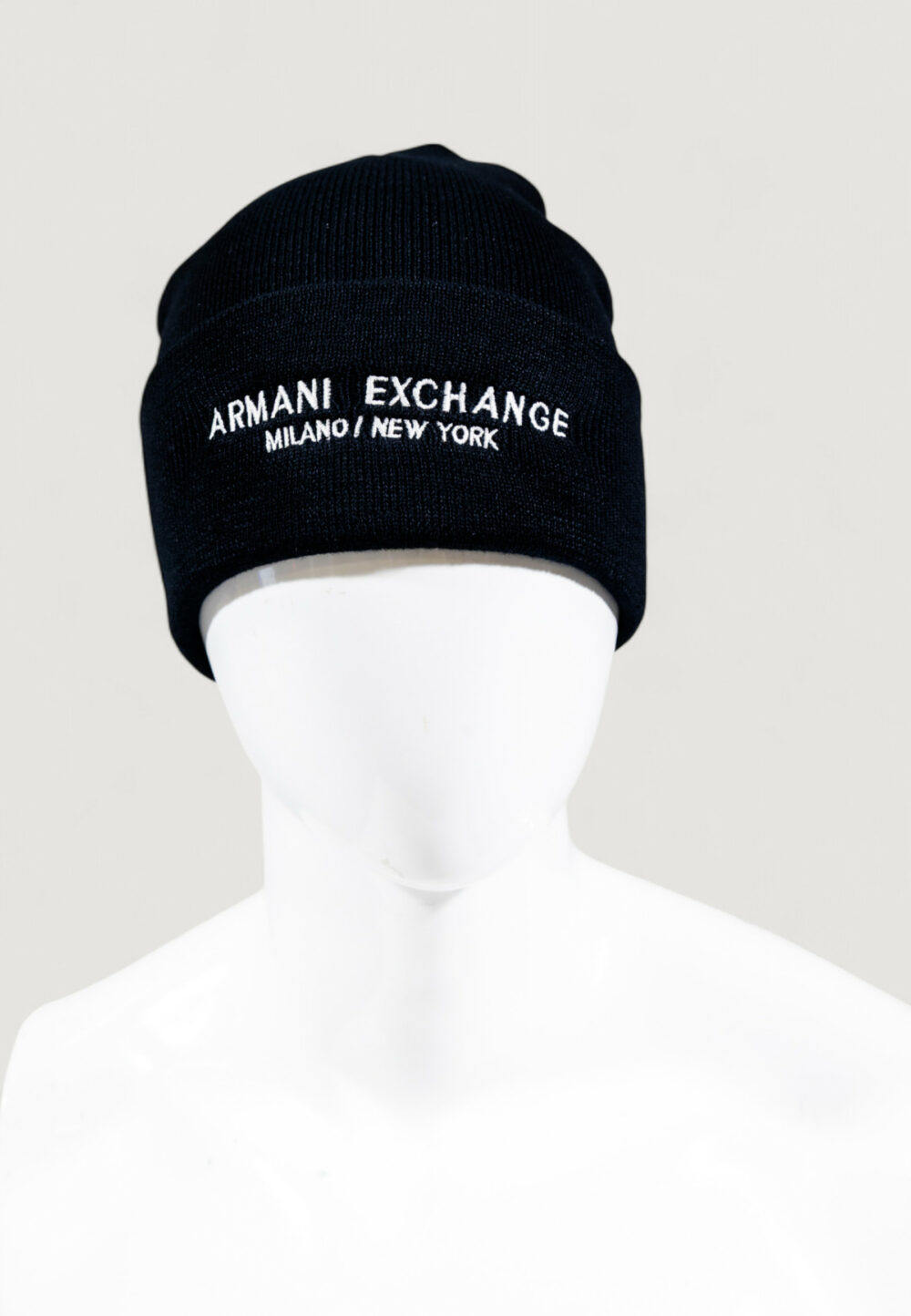 Berretto Armani Exchange BEANIE HAT Blue scuro - Foto 4