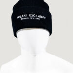 Berretto Armani Exchange BEANIE HAT Blue scuro - Foto 4