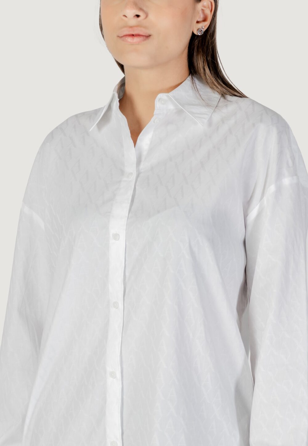 Bluse manica lunga Armani Exchange  Bianco - Foto 2