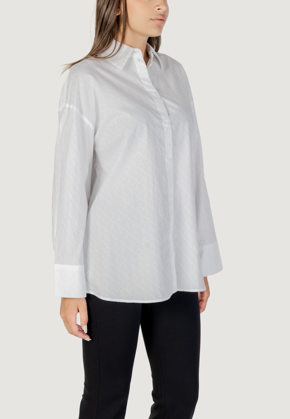 Bluse manica lunga Armani Exchange  Bianco - Foto 3