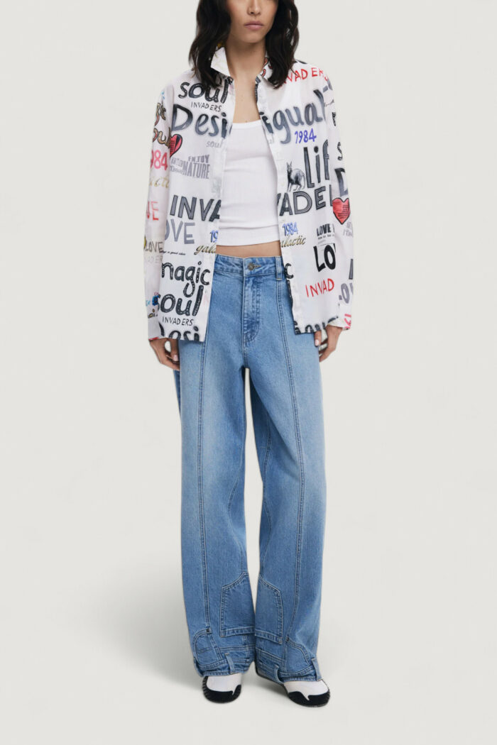 Bluse manica lunga Desigual CAM_SOUL Bianco